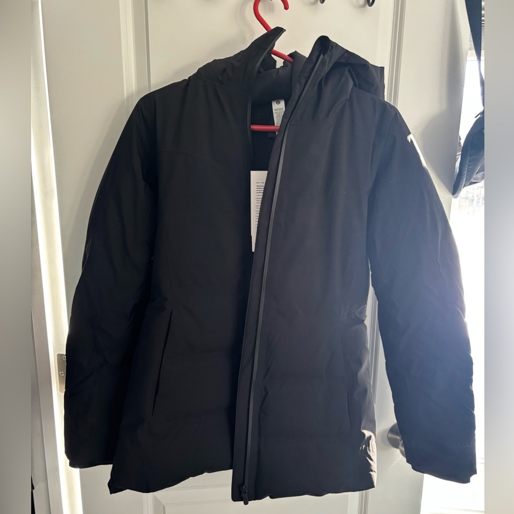 Women's Black Lululemon Hooded Jacket